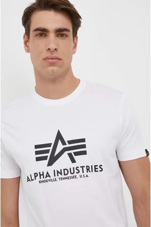 Alpha Industries T-shirt bawełniany Basic T-Shirt kolor z nadrukiem 100501.09