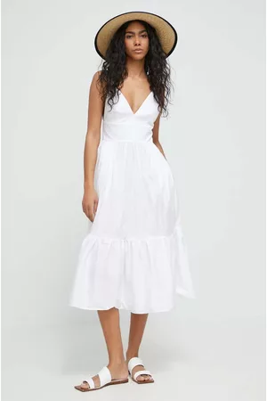 Max Mara Kobieta Sukienki plażowe - Sukienka plażowa kolor biały
