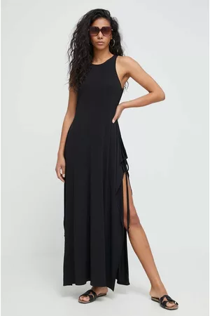 Max Mara Kobieta Sukienki plażowe - Max Mara sukienka plażowa kolor czarny
