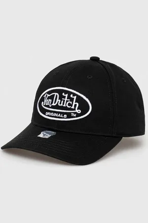 Von Dutch Czapka z daszkiem bawełniana kolor z aplikacją