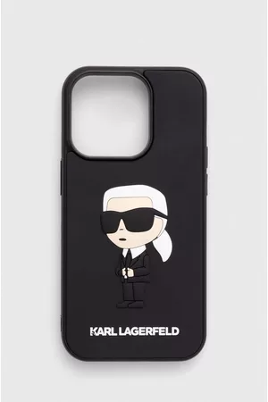 Karl Lagerfeld Kobieta iPhone - Etui na telefon iPhone 14 Pro 6.1" kolor czarny