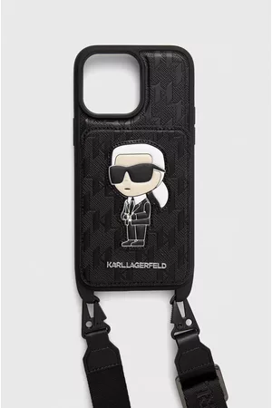 Karl Lagerfeld Kobieta iPhone - Etui na telefon iPhone 14 Pro Max 6.7" kolor czarny