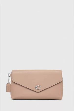 Coach Kopertówka skórzana Wyn Clutch kolor