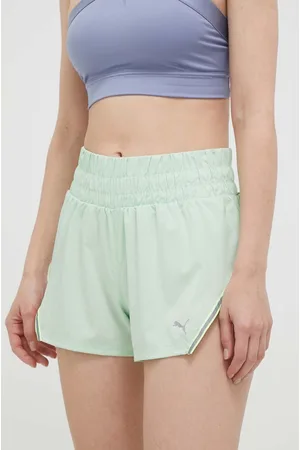 PUMA Szorty do biegania kolor z nadrukiem high waist