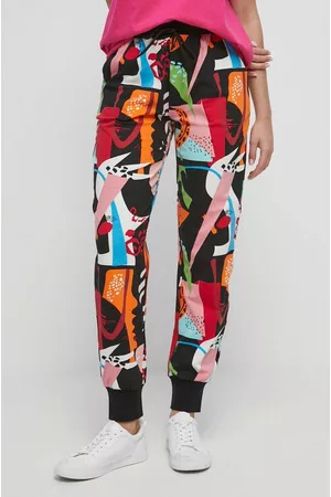 MEDICINE Kobieta Dresowe - Spodnie dresowe damskie kolor multicolor wzorzyste