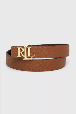 Ralph Lauren Pasek skórzany dwustronny kolor