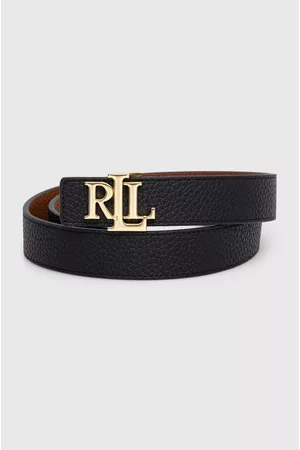 Ralph Lauren Pasek skórzany dwustronny