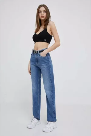 Calvin Klein Kobieta Z wysokim stanem - Jeansy damskie high waist