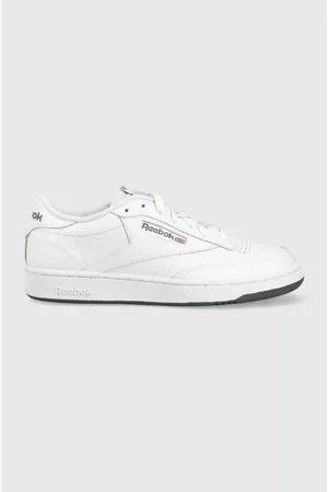 Reebok Sneakersy skórzane CLUB C 85 FZ6014 kolor FZ6014.100039280-BIALY