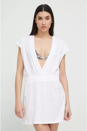 DKNY Kobieta Sukienki plażowe - Sukienka plażowa kolor biały