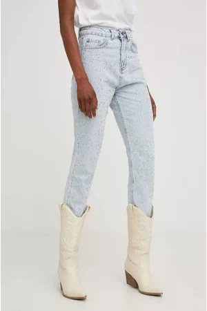 ANSWEAR Kobieta Luźne i Boyfriend - Jeansy damskie high waist