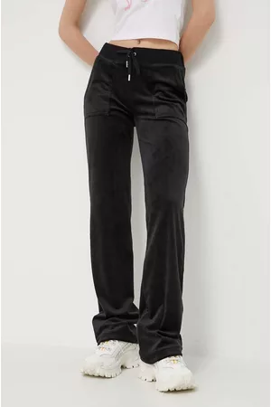 Juicy Couture Kobieta Dresowe - Spodnie dresowe Del Ray kolor czarny gładkie