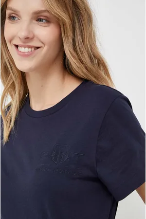 GANT T-shirt bawełniany kolor