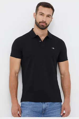 GANT Polo bawełniane kolor gładki
