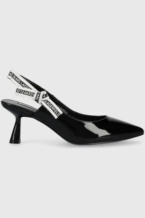 Karl Lagerfeld Szpilki skórzane PANACHE kolor KL30808