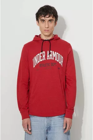 Under Armour Bluza męska kolor z kapturem z nadrukiem 1370354-001