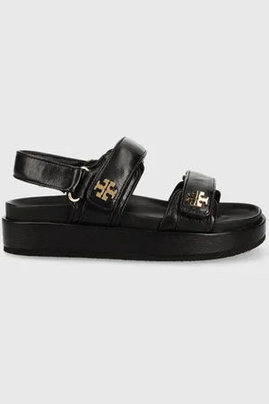 Tory Burch Sandały skórzane Kira Sport damskie kolor 144328-001