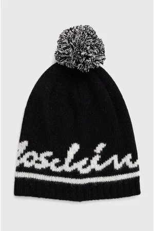Moschino Czapka wełniana kolor wełniana