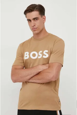 HUGO BOSS T-shirt bawełniany kolor z nadrukiem 50495742