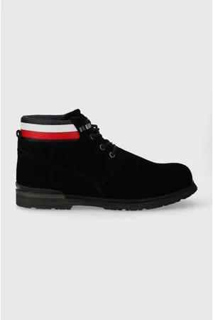 Tommy Hilfiger Buty zamszowe CORE HILFIGER SUEDE BOOT męskie kolor FM0FM04800