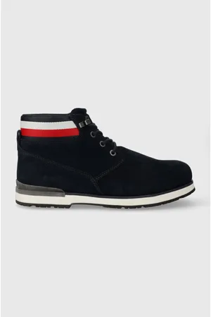 Tommy Hilfiger Buty zamszowe CORE HILFIGER SUEDE BOOT męskie kolor FM0FM04800