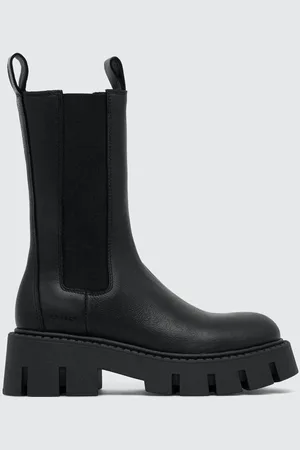 Copenhagen Shoes Sztyblety skórzane damskie kolor na platformie CPH139 vitello