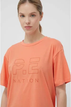 P.E Nation T-shirt bawełniany kolor