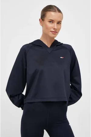 Tommy Hilfiger Bluza damska kolor z kapturem gładka