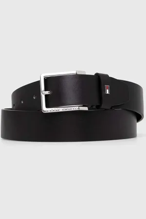 Tommy Hilfiger Pasek skórzany męski kolor