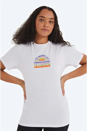 Ellesse T-shirt bawełniany kolor SGJ11887-WHITE