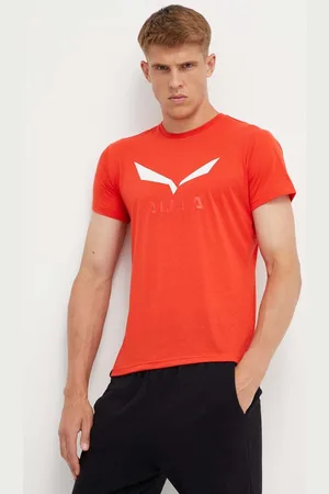 Salewa T-shirt sportowy Solidlogo Dry kolor z nadrukiem 00-0000027018