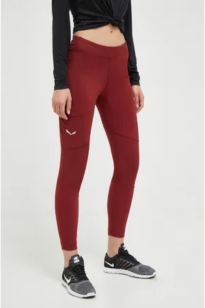 Salewa Legginsy sportowe Lavaredo Hemp damskie kolor gładkie 00-0000028034