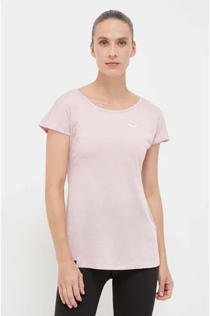Salewa T-shirt sportowy Puez Melange Dry kolor 00-0000026538