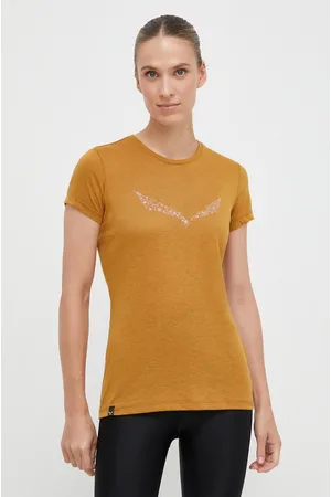Salewa T-shirt sportowy Solid Dry kolor 00-0000027019