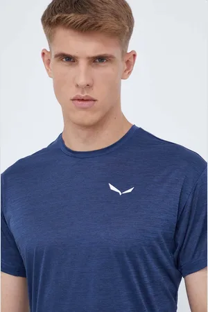 Salewa T-shirt sportowy Puez Melange Dry kolor melanżowy 00-0000026537