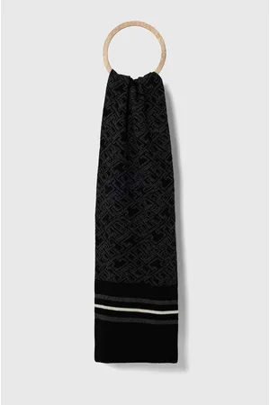 Tommy Hilfiger Szalik wełniany kolor wzorzysty