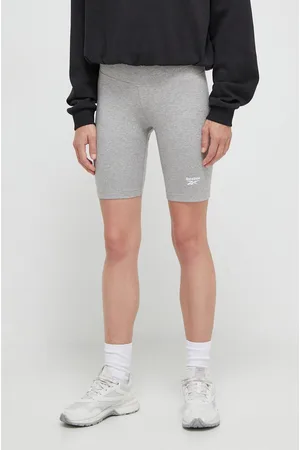 Reebok Szorty IDENTITY damskie kolor melanżowe high waist 100031095