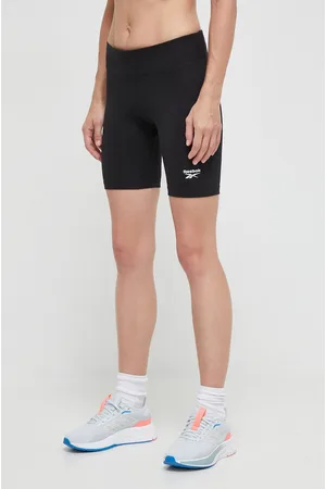 Reebok Szorty IDENTITY damskie kolor gładkie high waist 100037535
