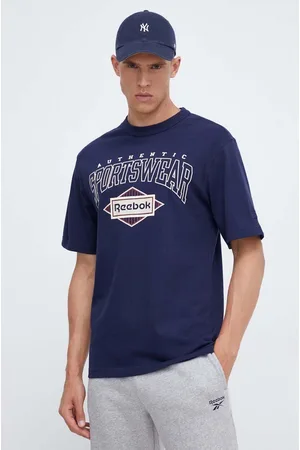Reebok T-shirt bawełniany kolor z nadrukiem