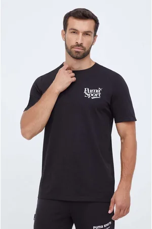 PUMA T-shirt bawełniany kolor z nadrukiem