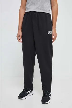 Reebok Spodnie dresowe bawełniane ARCHIVE ESSENTIALS kolor gładkie 100036324