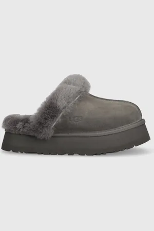 UGG Kapcie zamszowe Disquette kolor 1122550