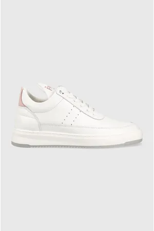 Filling pieces Sneakersy skórzane Low Top Bianco kolor 10127792081 10127792081-Rosa