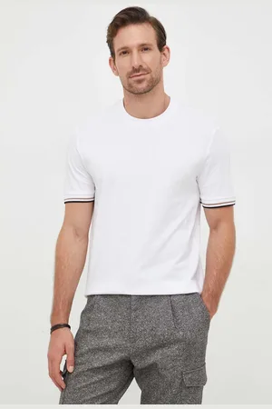 HUGO BOSS T-shirt bawełniany kolor gładki 50501097