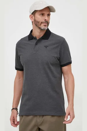 Barbour Polo bawełniane kolor gładki MML0628