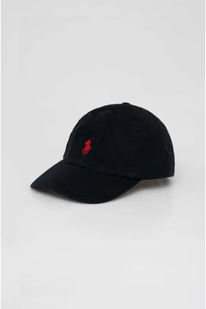 Ralph Lauren Czapka z daszkiem bawełniana kolor z aplikacją