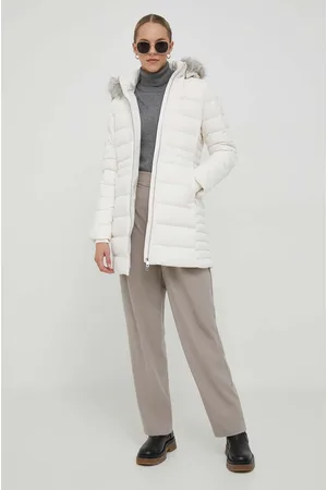 Tommy Hilfiger Kurtka puchowa damska kolor zimowa