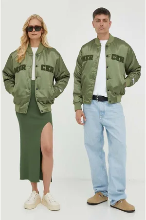 The Mercer Kurtka bomber kolor przejściowa oversize