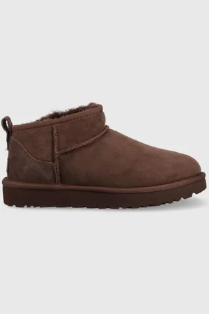 UGG śniegowce skórzane Classic Ultra Mini kolor 1116109.BCDR