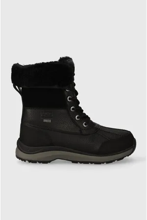 UGG Buty Adirondack Boot III damskie kolor na płaskim obcasie ocieplone 1095141